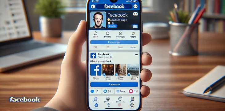 facebook på telefonen