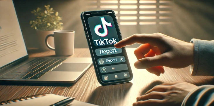 rapportera om tik tok